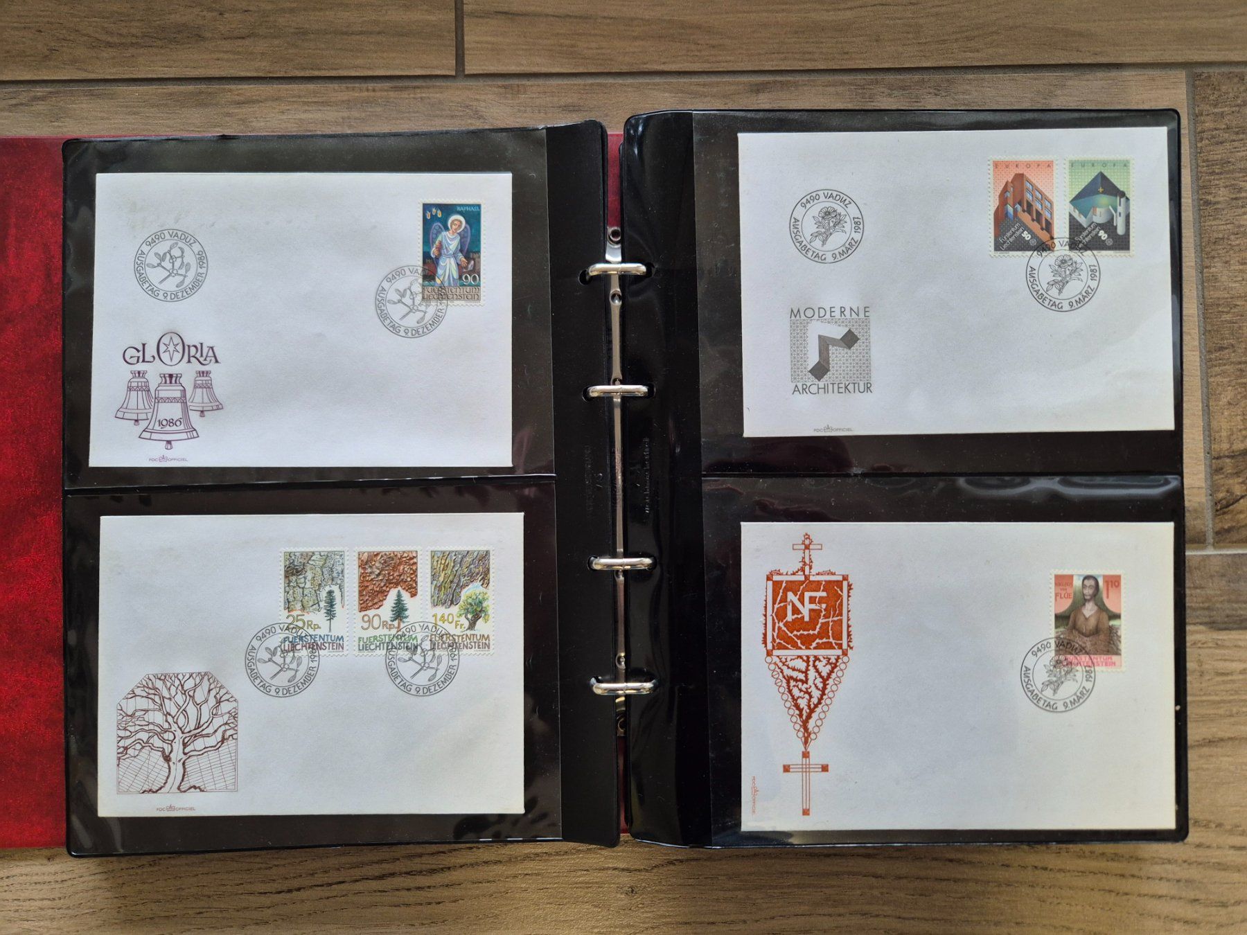 Alle Briefmarken: Sammlung FDC Lichtenstein   (195) – Gebraucht aus Romanshorn von Spinner7 6