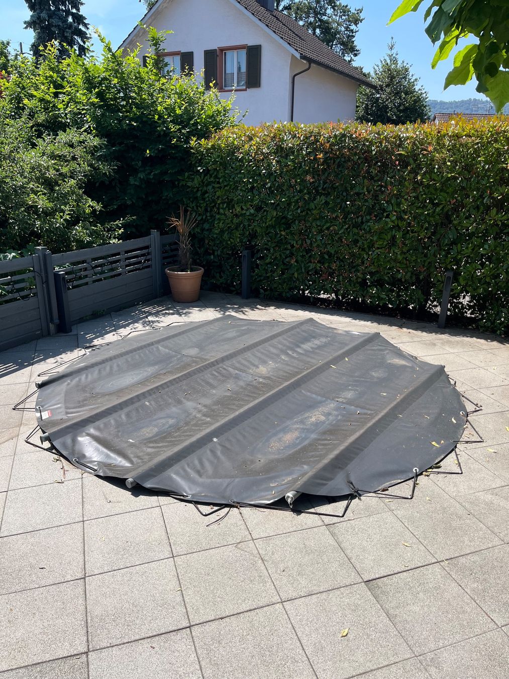 Piscine: Poolabdeckung rund 3,5 m Durchmesser – Usato da Pratteln venduto da Darex