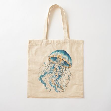 Stofftasche - Qualle - inkl. Versand