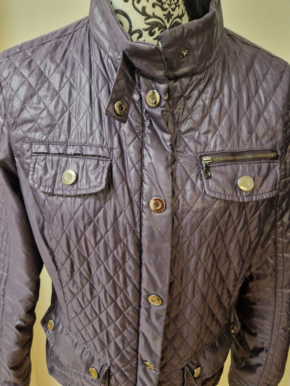 Jacken: Steppjacke Übergangsjacke Gr. 42 lila – Gebraucht aus Glattbrugg von mas_75t2 1