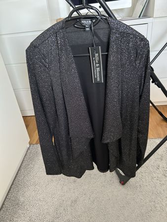 Veste pailletée noire Billie & Blossom taille M neuve