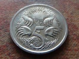 AUSTRALIA  5  Cents  1990