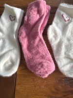 3x Kuschelsocken - flauschig weich-Wohlfühlen- Zeit für Dich