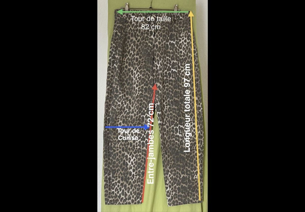 Cambio Pantaloni: Cambio pantalon motifs léopard - stretch – Nuovo (secondo la descrizione) da Corseaux venduto da Mililaforet75 7