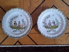 Assiettes françaises du XIXè
