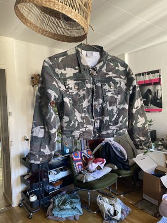 Veste en Jean camouflage