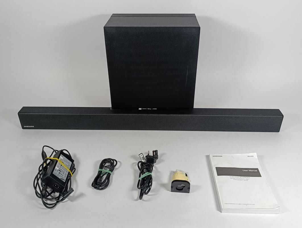 Samsung Heimkino: SAMSUNG haute parleur + caisson de basse HW-K450 – Gebraucht aus Thielle von Plusvalue_Neuchatel