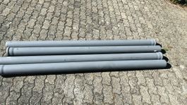 Marley HTEM Abflussrohr DN 110 2000 mm 4 Stück neu