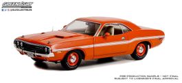 DODGE CHALLENGER R/T 1970 GO MANGO 1:18 GREENLIGHT