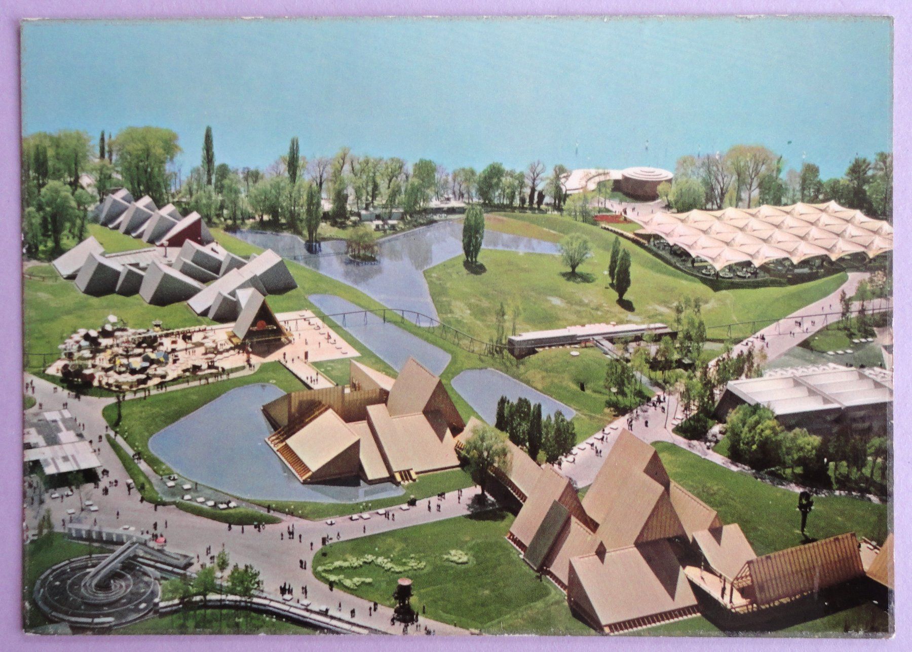 Cartoline postali: Exp.nat. suisse, Lausanne, voie suisse – Usato da Fétigny venduto da Billy2miny