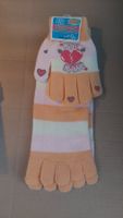 Kinderset Zehensocken und Handschuhe