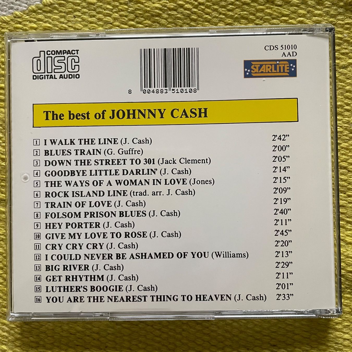 CDs: JOHNNY CASH-BEST OF – Gebraucht aus Rorschacherberg von CD-Roli 1