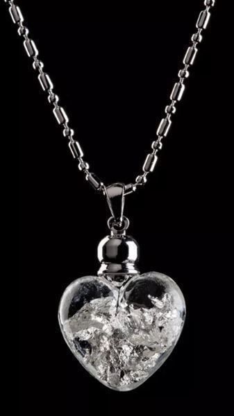Catenine: Yves Camani Glas Herz oder Kreuz – Nuovo e nell'imballaggio originale da Meilen venduto da Schelmi99