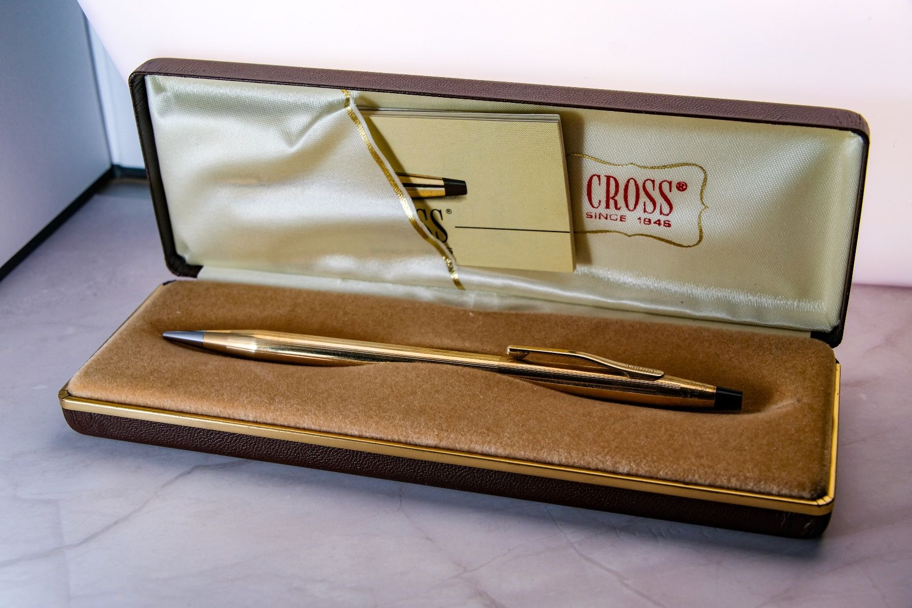 Bleistifte, Farbstifte & Kreide: Cross Minenbleistift Gold Plated – Defekt aus Fribourg von wat_2cff