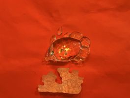 Swarovski Fisch auf Koralle