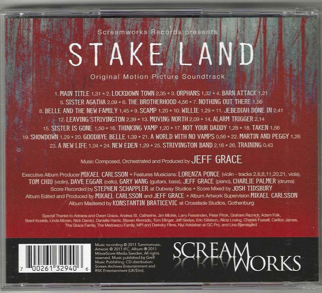 CD: Jeff Grace ‎– Stake Land – Usato da Genève venduto da CDLPBookS 1
