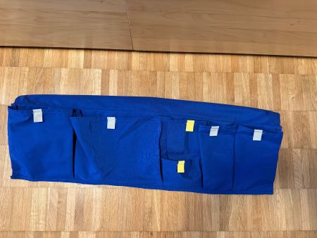 IKEA MÖJLIGHET Bed pocket, blue, 75x27 cm