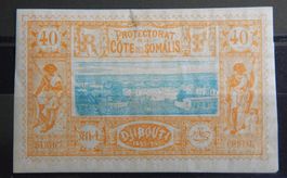 Djibouti Franz. Kolonie Kat. 14 * 1894