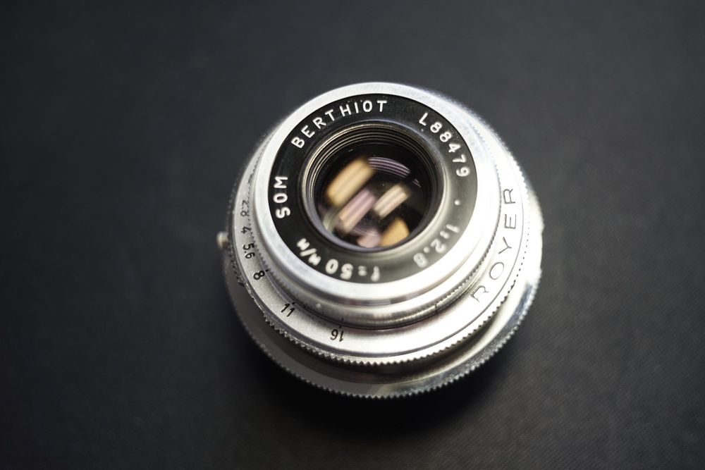 Objectif SOM BERTHIOT CINOR 50 mm f2.8 Ercsam Mount ( French - 390
