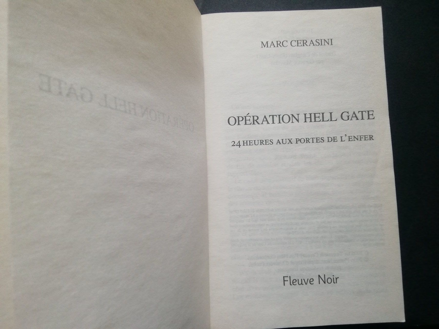 Livres: 24 Heures Chrono: Opération Hell Gate - Livre poche! – D'occasion à Commugny par Juliemimi 1