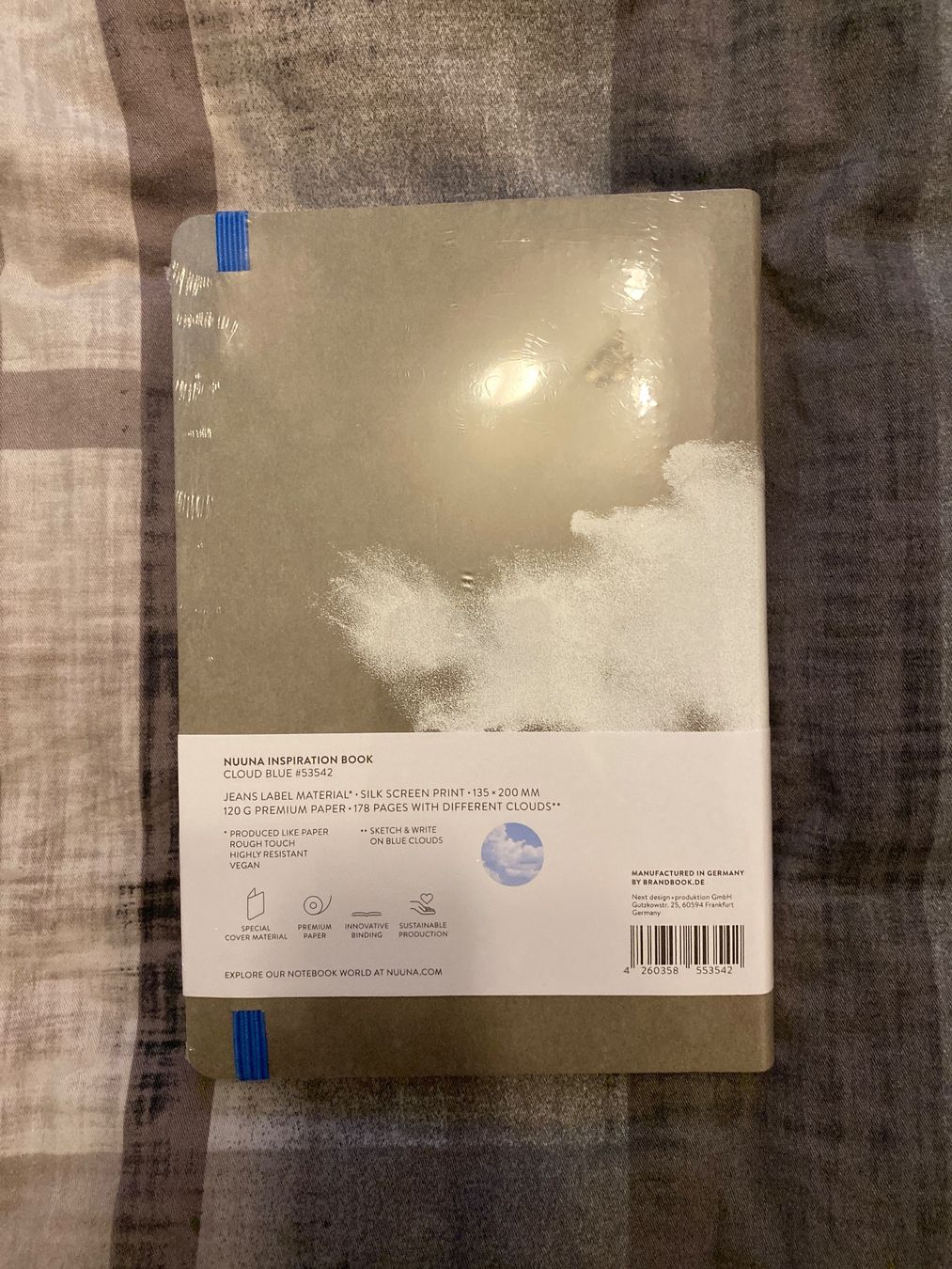 Blocs de correspondance: NUUNA Notizbuch Cloud Blue 135x200mm – Neuf avec emballage d'origine à Schlieren par neopreniii 1