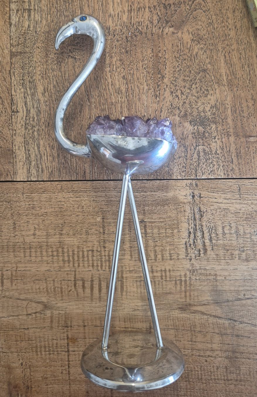 Statuette: Flamingo Amethyst – Usato da Rieden AG venduto da Hema55