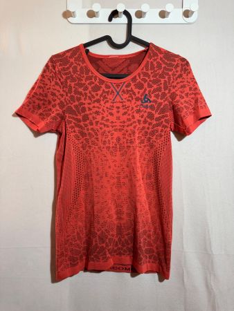 Orangefarbenes Sport - Top von Odlo Gr. S/M