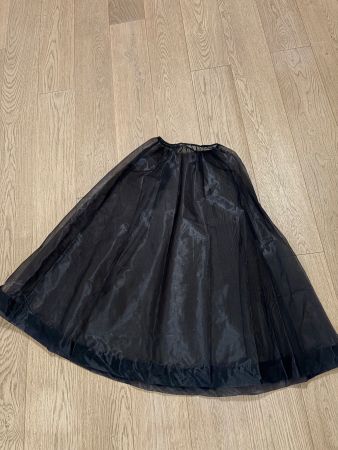 Langer Unterrock für Fest- / Abendkleid, schwarz
