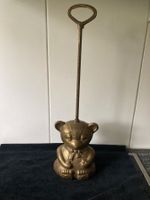 Messing - Bär als Tür-Halter