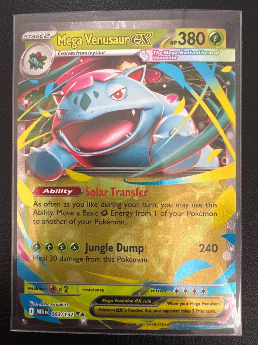 Pokémon Carte collezionabili: Mega Venusaur ex MEG003 EN - Mega Evolution – Nuovo (secondo la descrizione) da Wil SG venduto da Prof.Eich