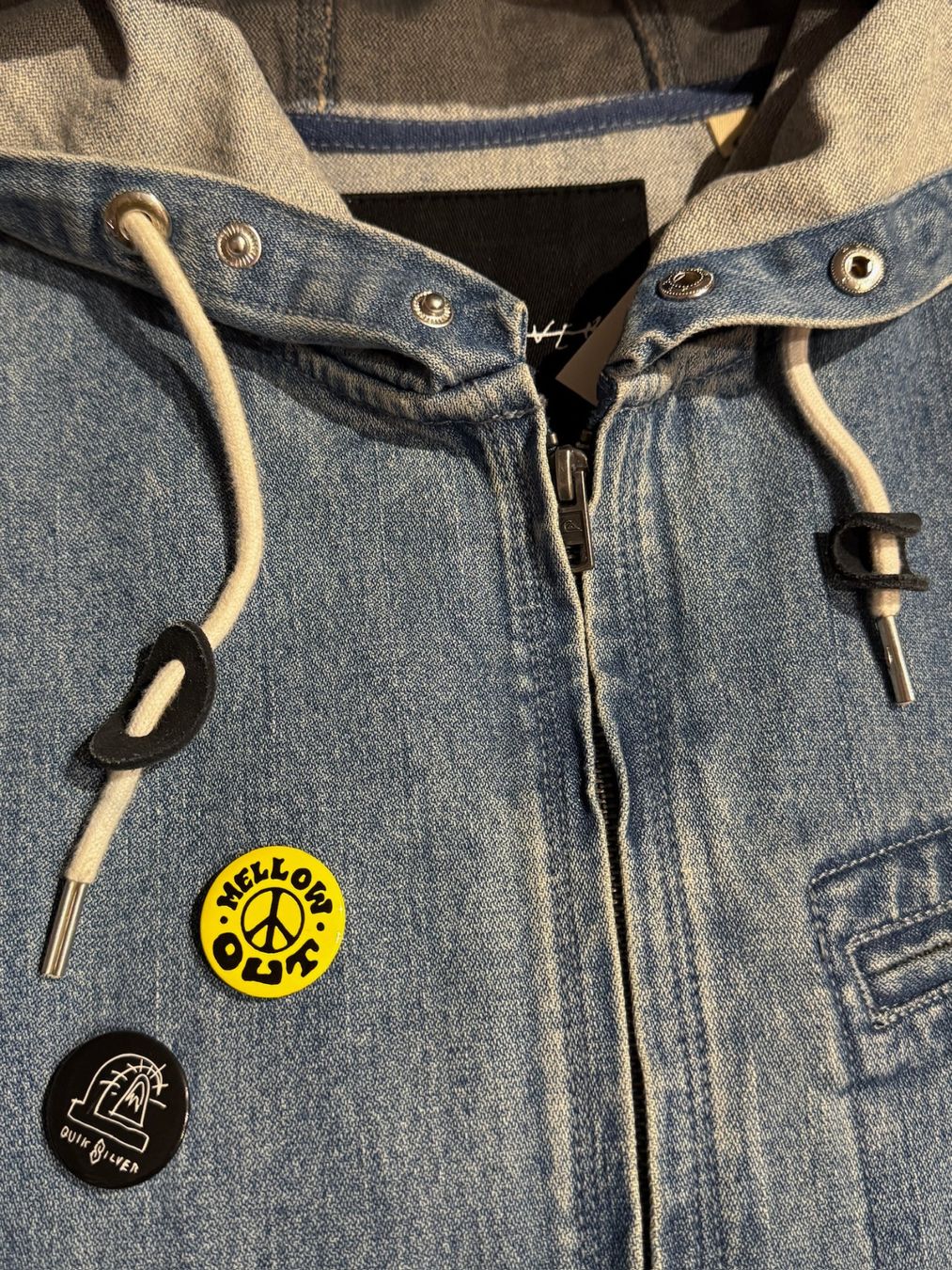 Quiksilver Jacken: QUIKSILVER DENIM HOODED JACKET SZ: S – Gebraucht aus Cortaillod von Stay_Alive_vintage 6
