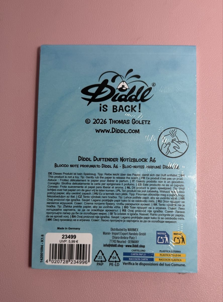 Blocchi: Diddl is Back A6 - OVP – Nuovo e nell'imballaggio originale da Langenthal venduto da EceSuzu 1