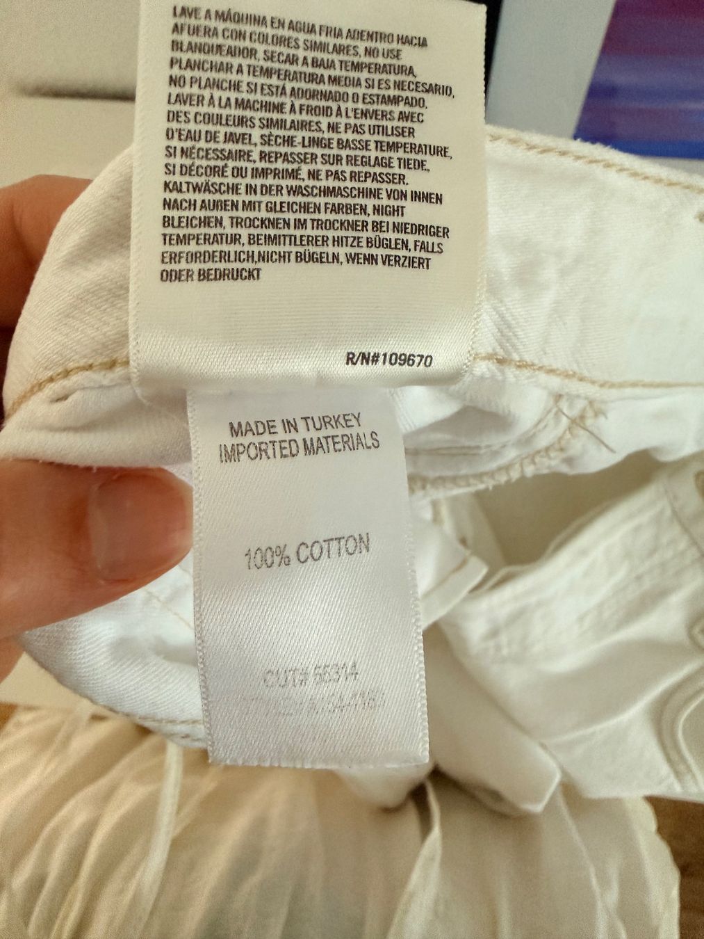 Agolde Jeans: AGOLDE Jeans, weiss, Gr. 25 – Usato da Egg b. Zürich venduto da sanaxenia 4