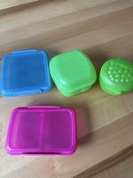 4 farbige Lunchboxen, ideal für Kindergarten/Schule