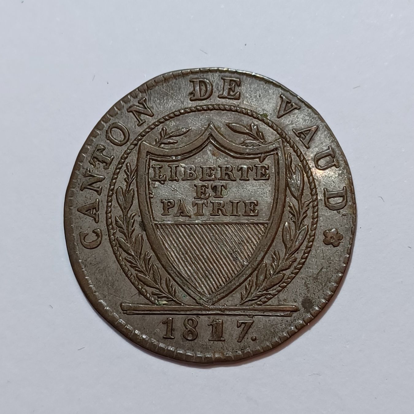 Alle Münzen: Batzen 1817 Waadt – Gebraucht aus Pfäffikon ZH von Schweizer_Muenzen 1