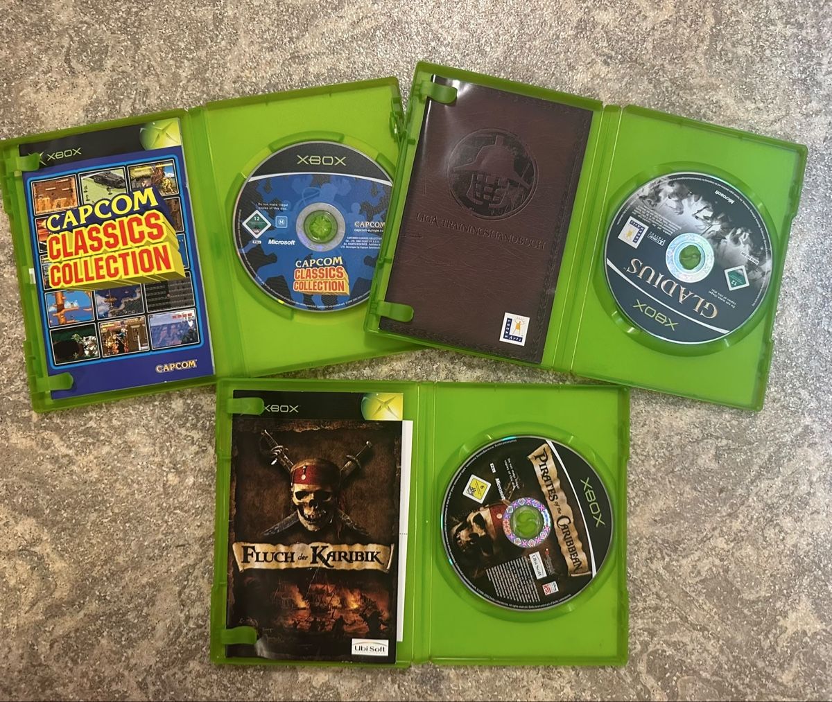 Giochi: Xbox Klassiker Bundle – Fluch der Karibik, Gladius & Capcom  – Usato da Heimberg venduto da Blackwitch 1