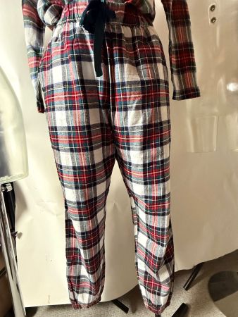 HUNKEMÖLLER, Flanell-Pyjama Hose, Grösse M, kariert