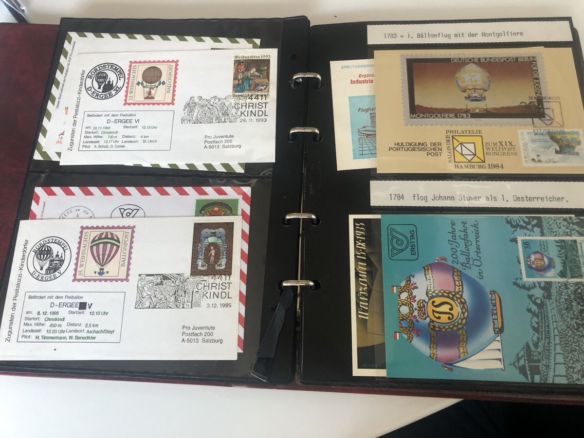 Tutti i francobolli: Sammlung BALLONBRIEFE 110 Stück – Usato da Lufingen venduto da Rac0 7
