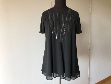 TOMMY HILFIGER Bluse Schwarz Gr S Klassisch elegant