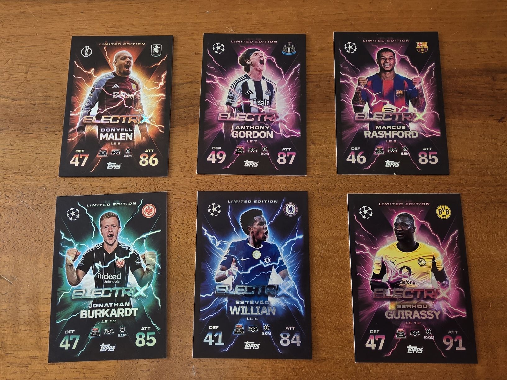 Sammelbilder & Trading cards: 6 Match Attax Karten – Gebraucht aus Ortschwaben von Patrick1978