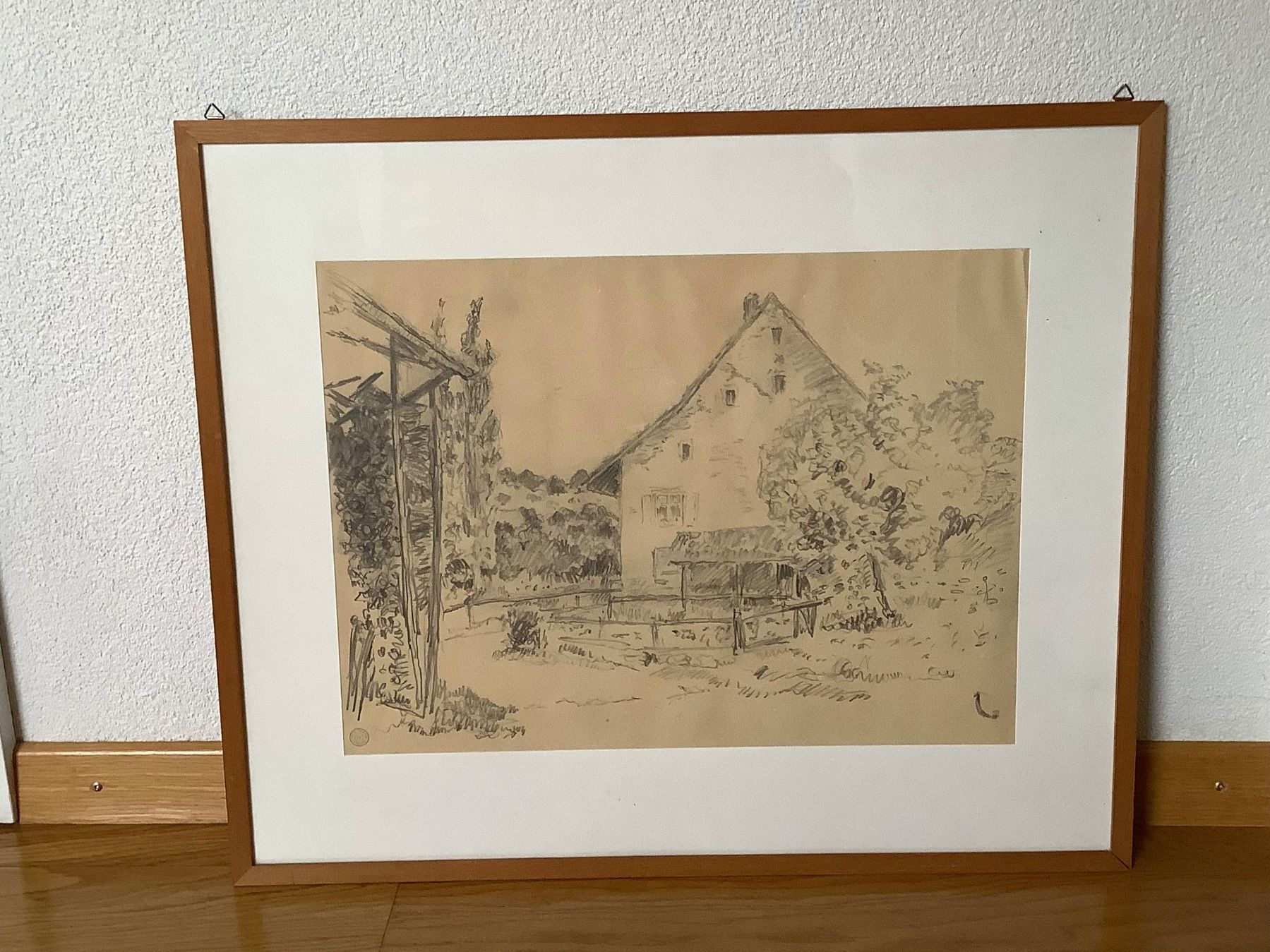 Gemälde: Fritz Pümpin Original Zeichnung – Gebraucht aus Sissach von usd_9ht7