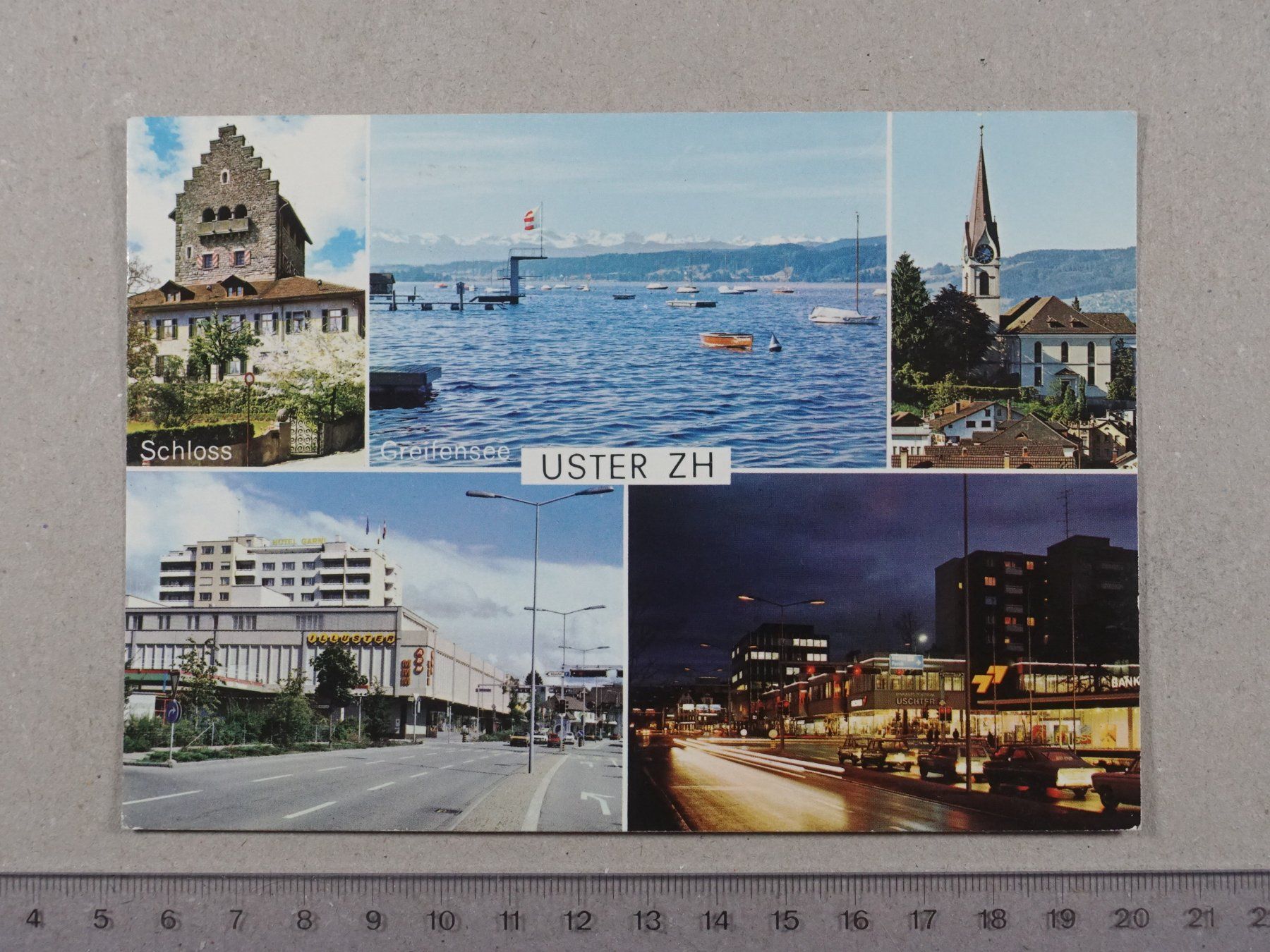 Ansichtskarten: Uster, 1984 – Gebraucht aus Lenzburg von fh1