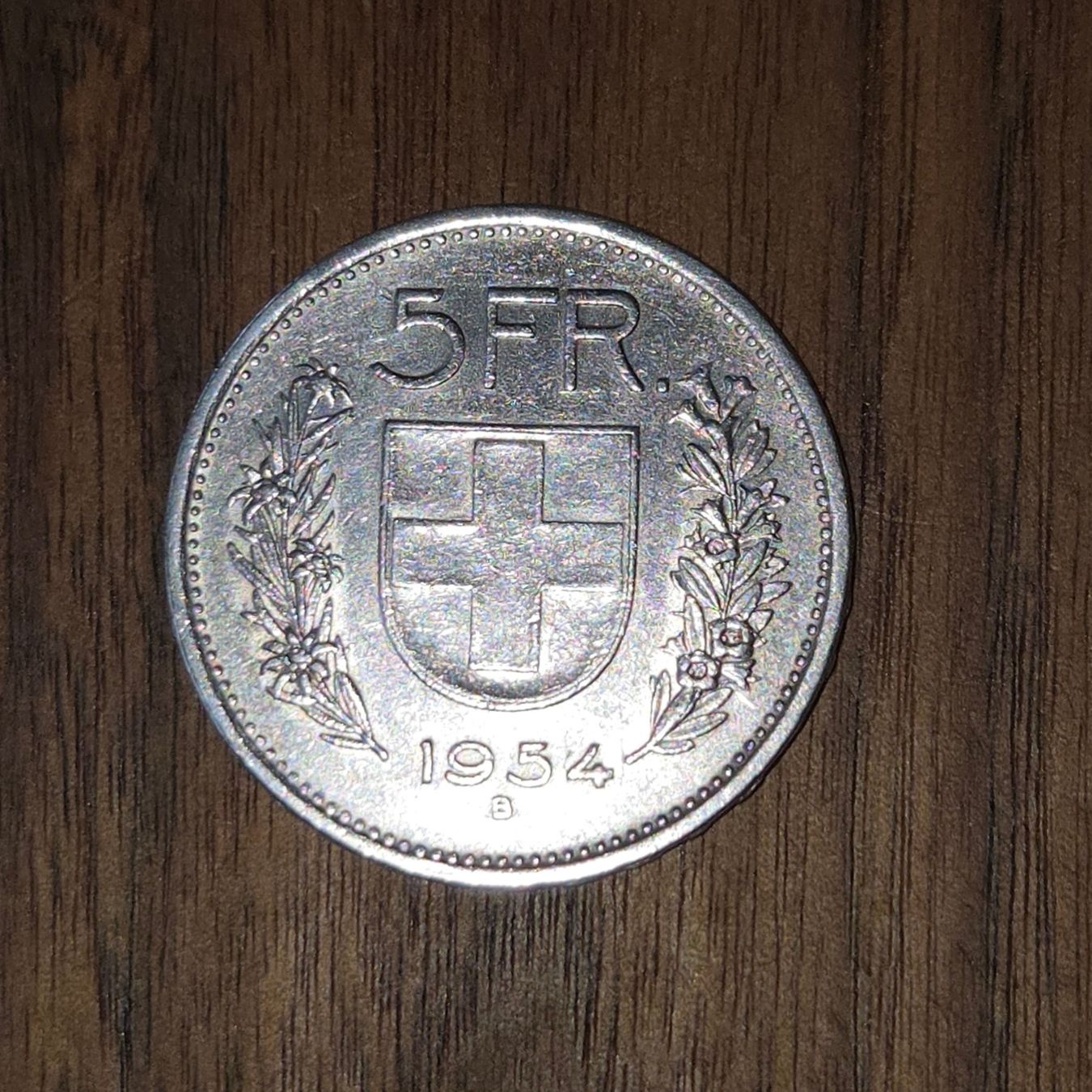 Tutti le monete: Fünflieber Jg. 1954 silber – Usato da Kirchdorf AG venduto da hallobox