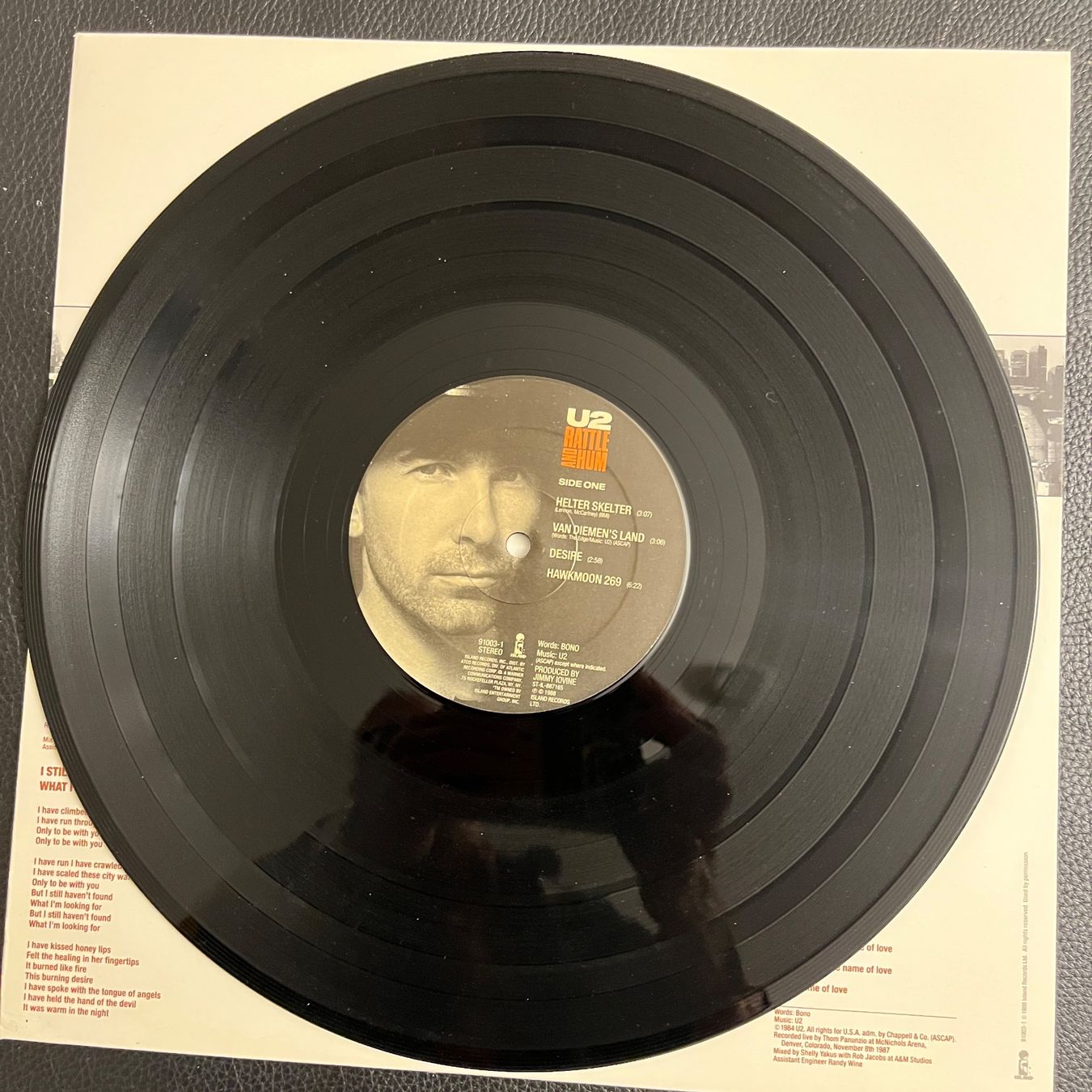 Dischi in vinile: U2 - Rattle and Hum - Vinyl LP – Usato da Lenzburg venduto da sch_lml8 6