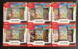 6x Pokemon First Partner Illustration Collection Series 2 EN