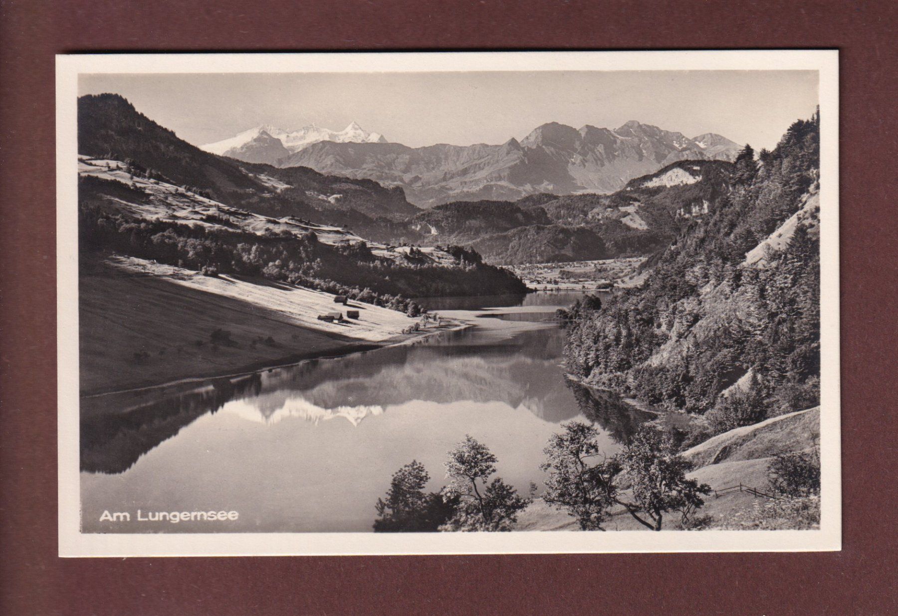 Ansichtskarten: Am LUNGERNSEE – Gebraucht aus Pully von nicecards-shop