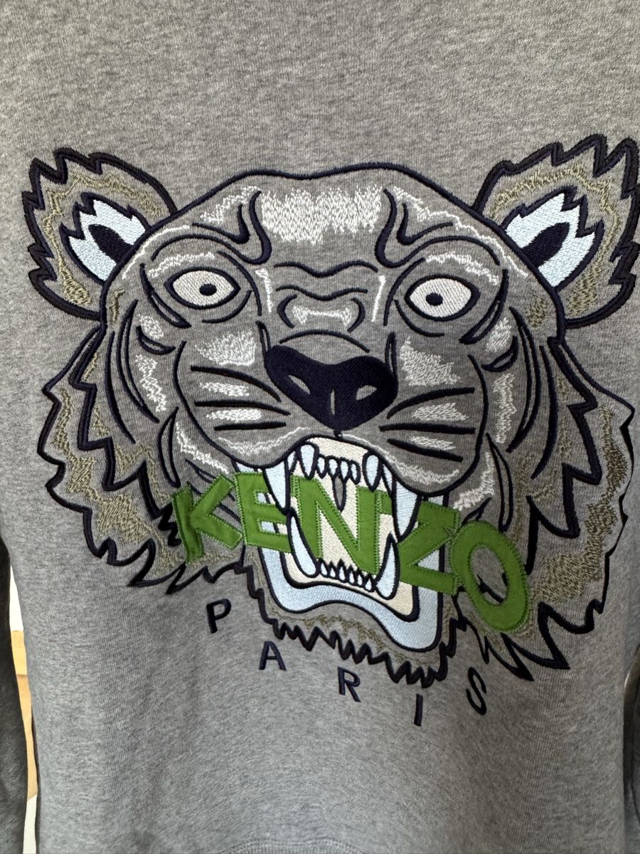 Kenzo Maglioni & Felpe: KENZO Pullover grau, XS (oversized), Top Zustand – Nuovo (secondo la descrizione) da Basel venduto da mot_2r9g 1