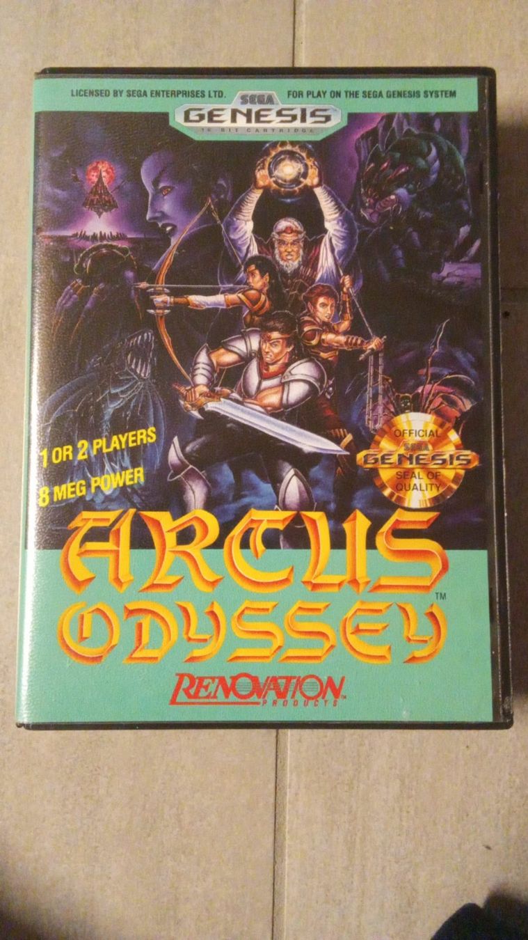 Spiele: Arcus Odyssey Mega Drive / Genesis (CIB) – Gebraucht aus leytron von willowlepetit