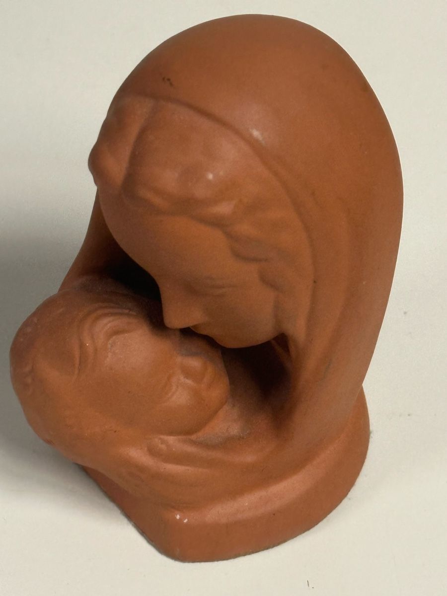 Statuette: Madonna mit Kind, Keramik Figur – Usato da Deitingen venduto da Himhip