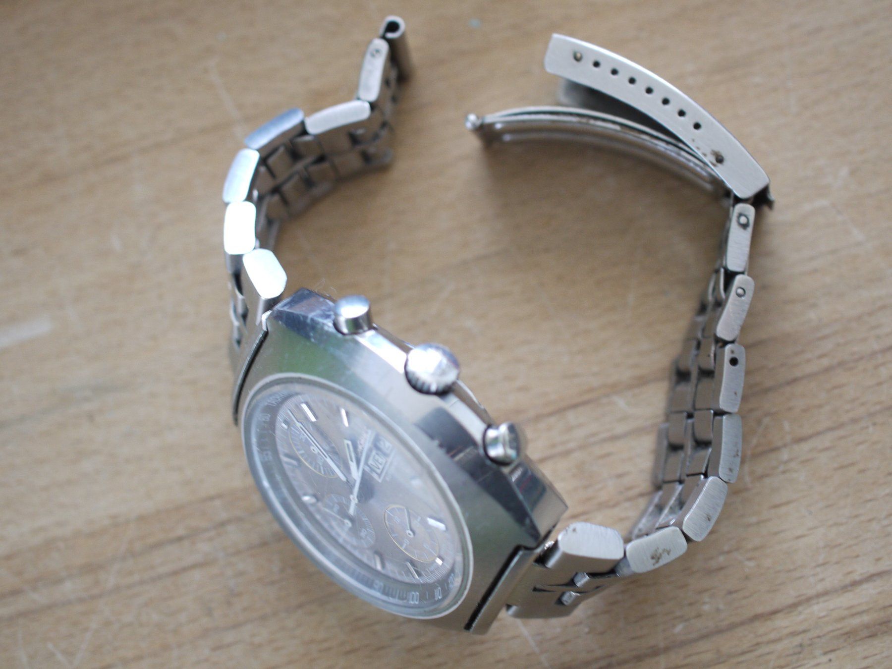 Longines Orologi: Longines Chronograph Automatic Valj. 7750 Zifferblatt Kafe – Usato da Gross venduto da Retro20 2